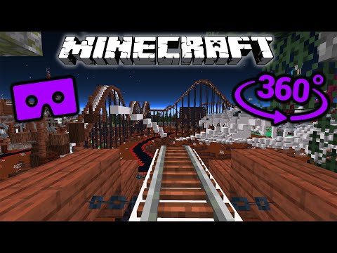 Insane 360° VR Roller Coaster in Minecraft - Must See!!