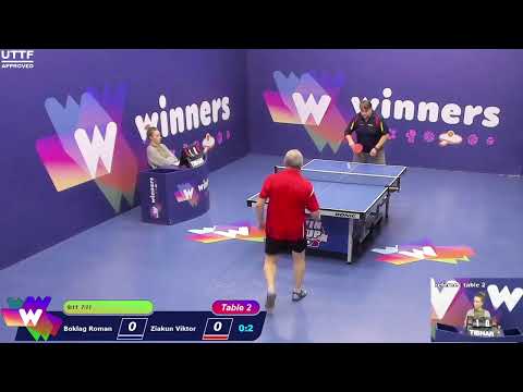 WINners CUP table 2  04.01 Boklag Roman - Ziakun Viktor 22:30