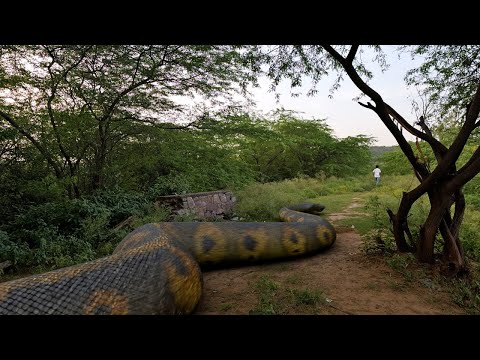 Giant Anaconda Snake Attack In Real Life