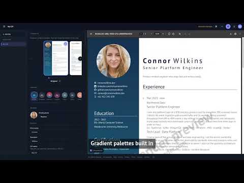 CV Blender video preview