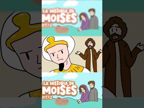Así fue como fue liberado el pueblo de israel 😱I La Historia de Moisés🧒#short