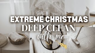 EXTREME Whole House DEEP Clean // Christmas Clean Up - Speed Cleaning Motivation  🧼🫧🧹