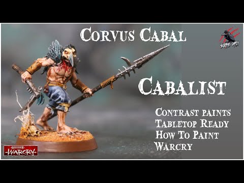 HOW TO PAINT CORVUS CABAL WITH CONTRAST PAINTS - CABALIST - Easy Step By Step Tabletop Ready