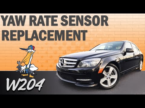 Mercedes-Benz W204 C-Class Yaw Rate Sensor Replacement