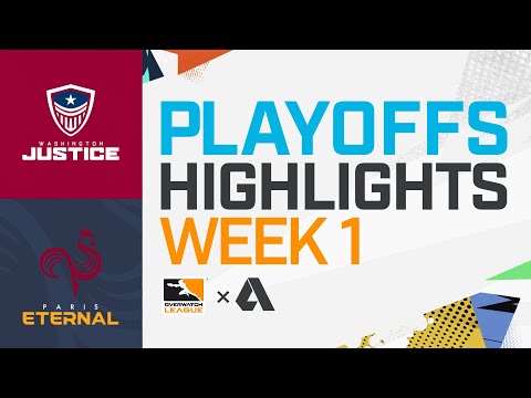 Akshon Highlights | Round 1B | Washington Justice vs Paris Eternal | Playoffs Week 1 | NA Day 4