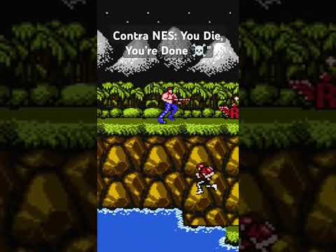 #contra #nes : You Die, You’re Done ☠️ #nintendo #retrogaming #nostalgia #classicgames #gaming