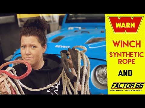 A new Synthetic rope for Warn winch and talking with Factor 55 about FlatLink E