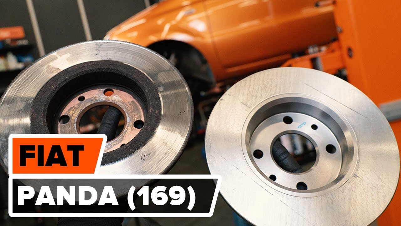 Come cambiare dischi freno della parte anteriore su Fiat Panda 169 - Guida alla sostituzione