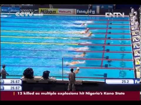 Sun Yang on course for golden treble