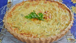 Receita de Quiche de alho poró - Mallu Hessel