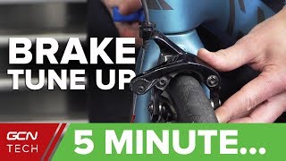 5 Minute Rim Brake Tune-Up | Cable Tension, Ferrules &amp; Toeing In Brake Pads