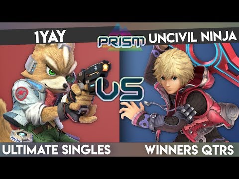PRISM 168 - 1Yay (Fox) vs. Uncivil Ninja (Shulk) - Winners Quarters - Smash  Ultimate Singles