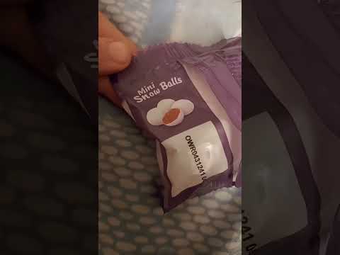 mini snow balls Milka #milka #snowballs