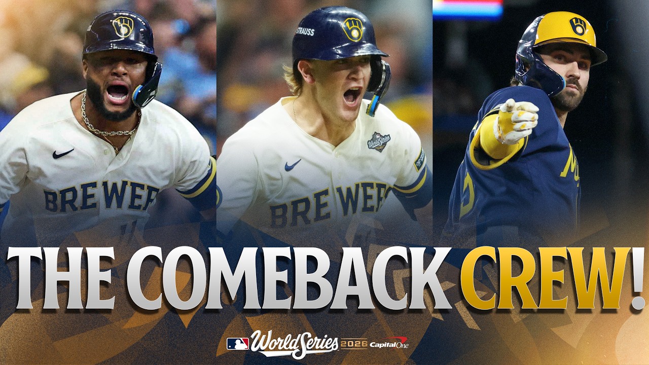 COMEBACK CREW! The Milwaukee Brewers have SEVEN comebacks so far this Postseason! 😱 | MLB Highlights