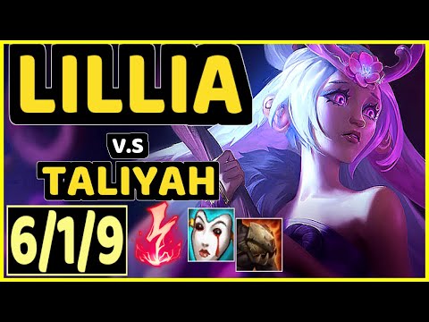 PEKIN WOOF (LILLIA) vs TALIYAH - 6/1/9 KDA MID GAMEPLAY - NA Ranked GRANDMASTER