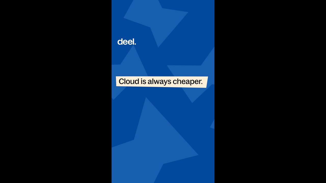 IT Myth: Cloud Is Always Cheaper
