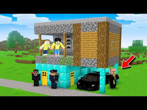 Millionaire Villager STOLE Our House in Minecraft