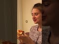 Karolina Protsenko Tries A Real Italian Margherita Pizza Shorts