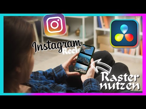 INSTAGRAM REELS erstellen mit Raster / Quer- zu Hochkant in Davinci Resolve