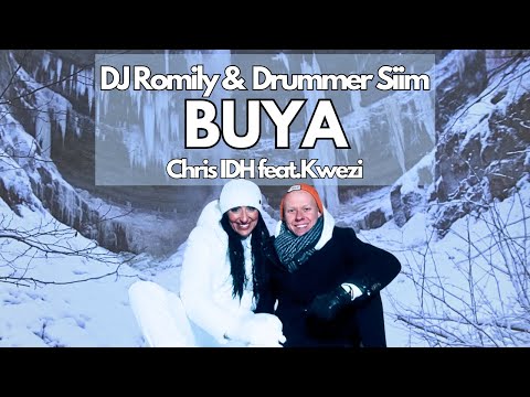 Chris IDH feat.Kwezi - Buya, Romily (edit) with drummer@SiimKoppel under FROZEN Valaste WATERFALL