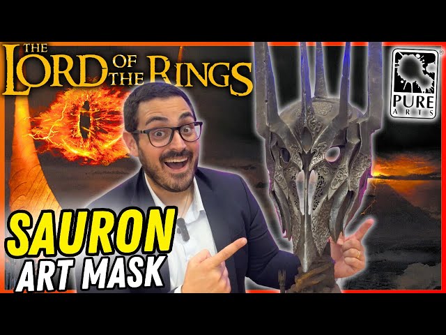 Vídeo relacionado con Funidelia Máscara de Sauron - El Señor de los Anillos para hombre. Accesorios de disfraces para adultos