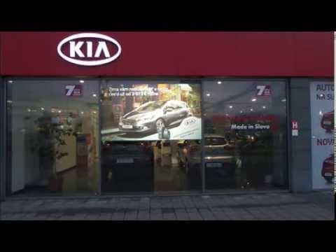 Projekčná fólia BESTimp v showroome KIA v Bratislave
