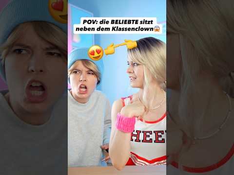 POV: Die BELIEBTE sitzt neben dem Klassenclown ⁉️