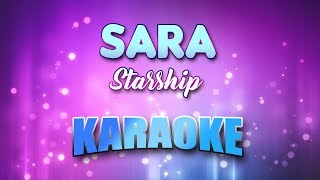 Starship - Sara (Karaoke &amp; Lyrics)