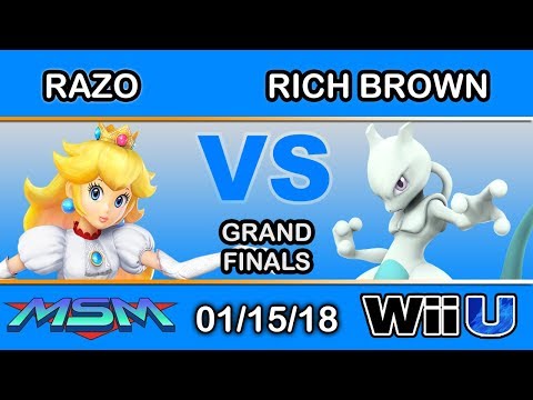 MSM 129 - LH | Razo (Peach) Vs. Rich Brown (Mewtwo) Grand Finals - Smash 4