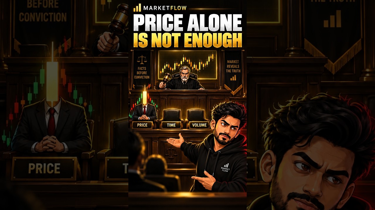 Price, Time & Volume: The 3 Witnesses Behind Every Move | Volume Profile (Urdu/Hindi) 🔍 #shorts