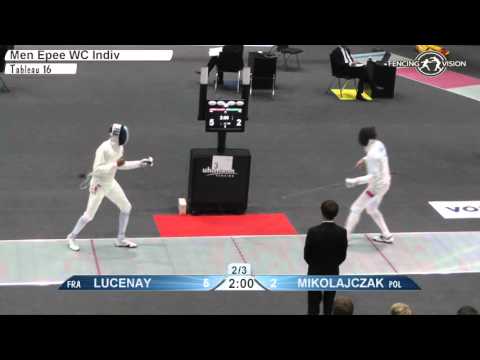 FE M E Individual Heidenheim WC 2016 T16 01 red MIKOLAJCZAK POL vs LUCENAY FRA