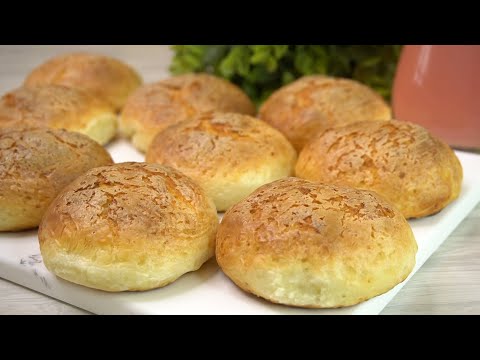 Пуховые творожные булочки к завтраку - очень вкусное тесто и готовятся быстро