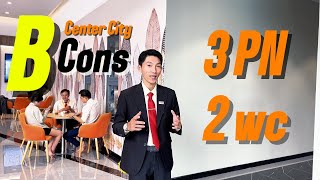 Căn hộ mẫu 3PN Bcons Center City