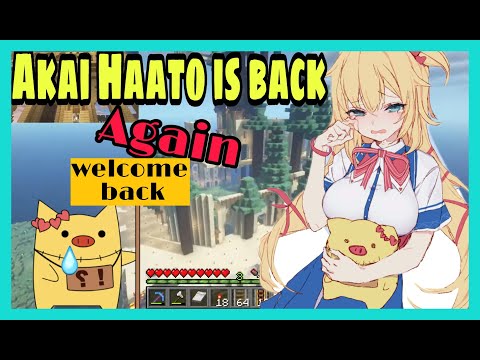 Hololive Cut - Akai Haato Is Back ~ Again | Minecraft [Hololive/Eng Sub]