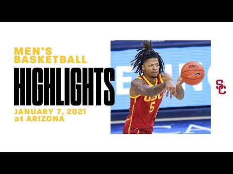 Men’s Basketball: USC 87, Arizona 73 - Highlights 1/7/21