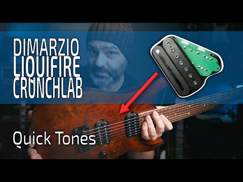 DiMarzio LIQUIFIRE & CRUNCH LAB 7 Pickups: Upgrading an Ibanez RG7421 | Quick Tones
