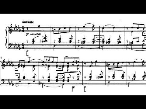 Mily Balakirev - Phantasiestuck in D-flat major (audio + sheet music)