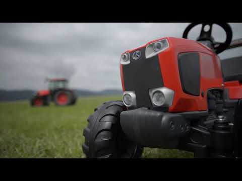 Trampbil FALK Traktor med vagn Kubota 808-131