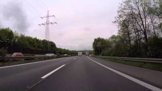 Allemagne Autoroute vers le Luxembourg, Gopro / Deutschland Highway to Luxembourg