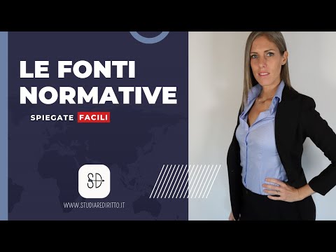 Le fonti normative spiegate facili | Studiare Diritto Facile