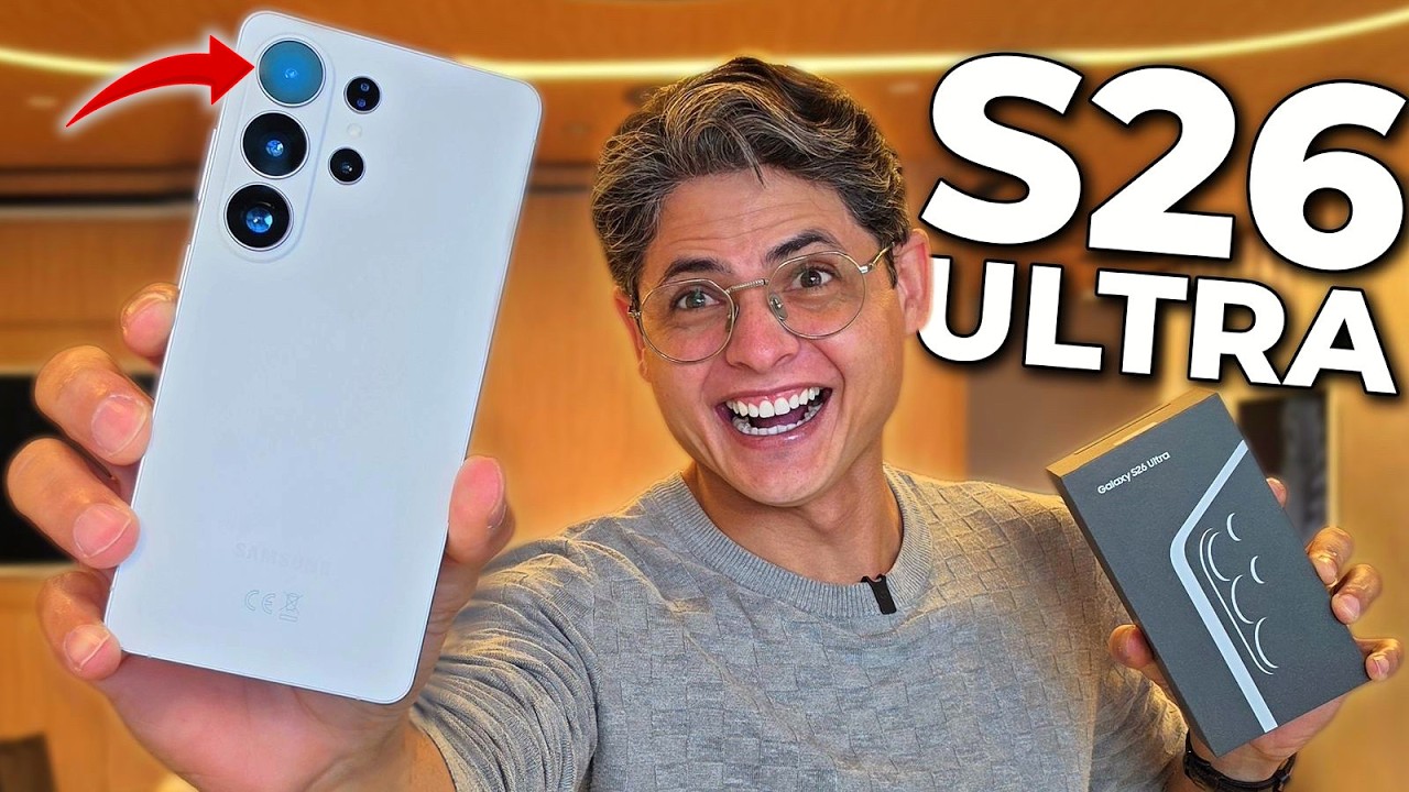 Miniatura da avaliação em vídeo de Smartphone Samsung Galaxy S26 Ultra 5G 512GB