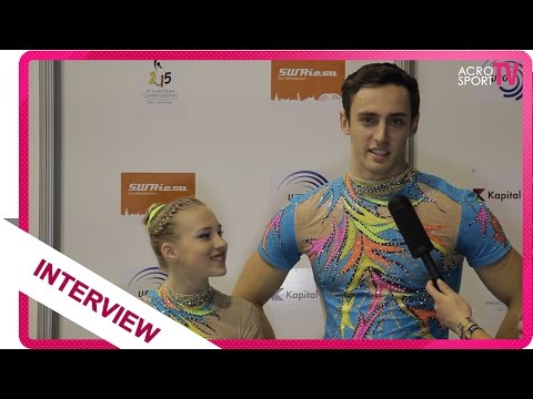 Interview with Beliakou, Melnik - Belarus - Mixed pair - Senior - European Championship 2015