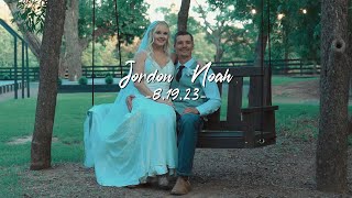 Jordon + Noah / Wedding / August 19, 2023 / Thomas, OK