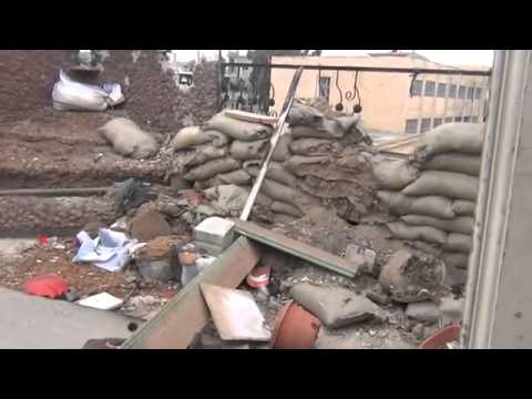 منزل الشيخ أحمد الصياصنة بعد السيطرة عليه من قبل الجبش الحر في درعا البلد