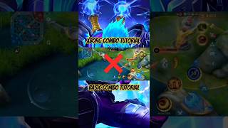 ✅XBORG BASIC COMBO TUTORIAL #mlbb #mobilelegends #tutorial #shorts
