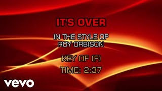 Roy Orbison - It&#39;s Over (Karaoke)