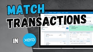 Match transactions in Xero