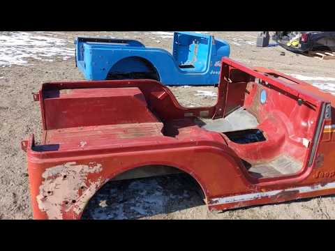 Jeep CJ5 Tub Comparison Video - Whats the Difference between CJ-5 bodies from 1976-1983?