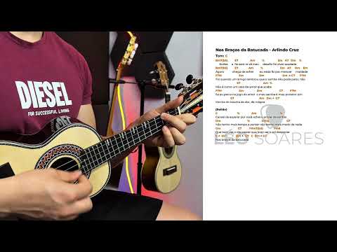 NOS BRAÇOS DA BATUCADA NO CAVAQUINHO - AO MESTRE ARLINDO CRUZ