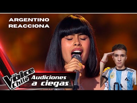 The Voice Chile "Antonia Núñez - Antes de ti" - Argentino Reacciona